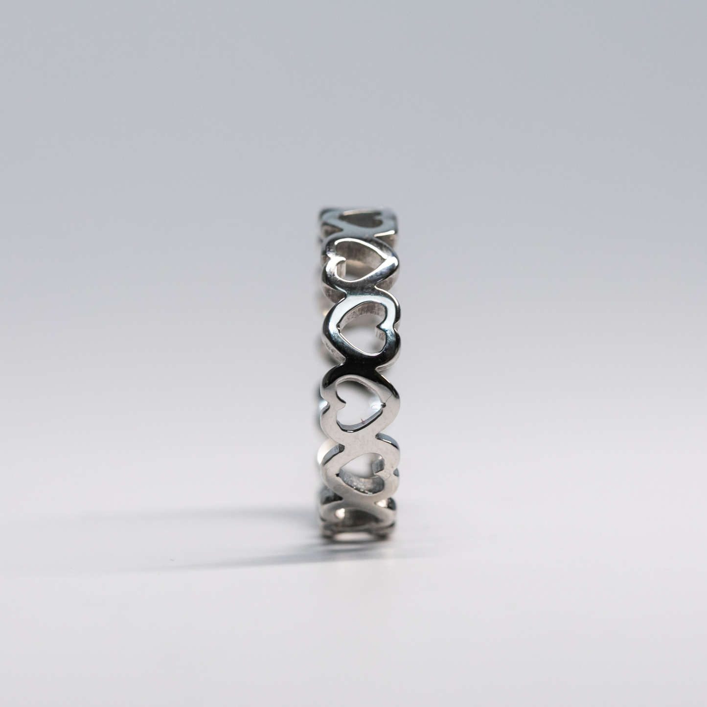 Amour Band Ring In Silver