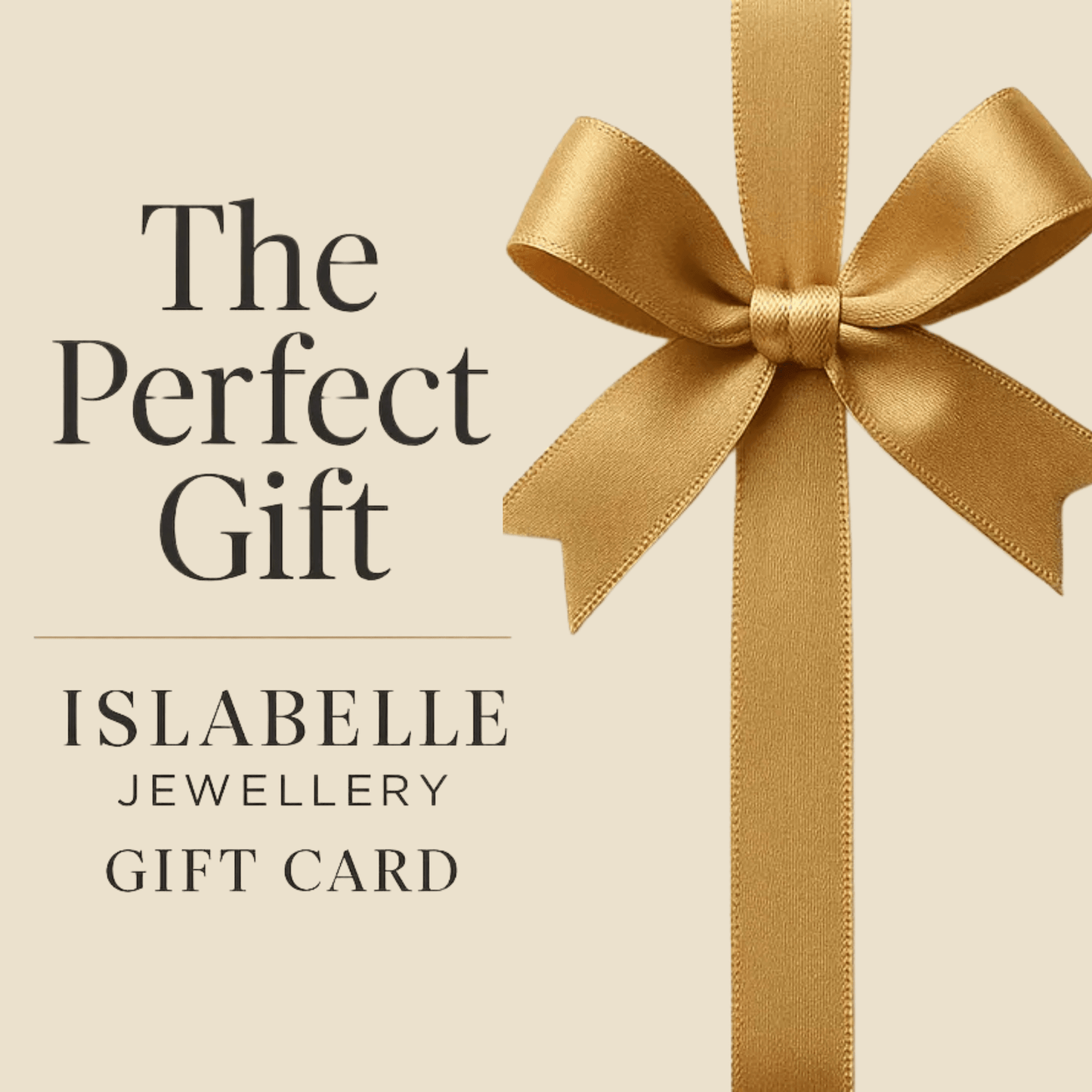 IslaBelle Jewellery Gift Card for luxury stainless steel jewellery gifting