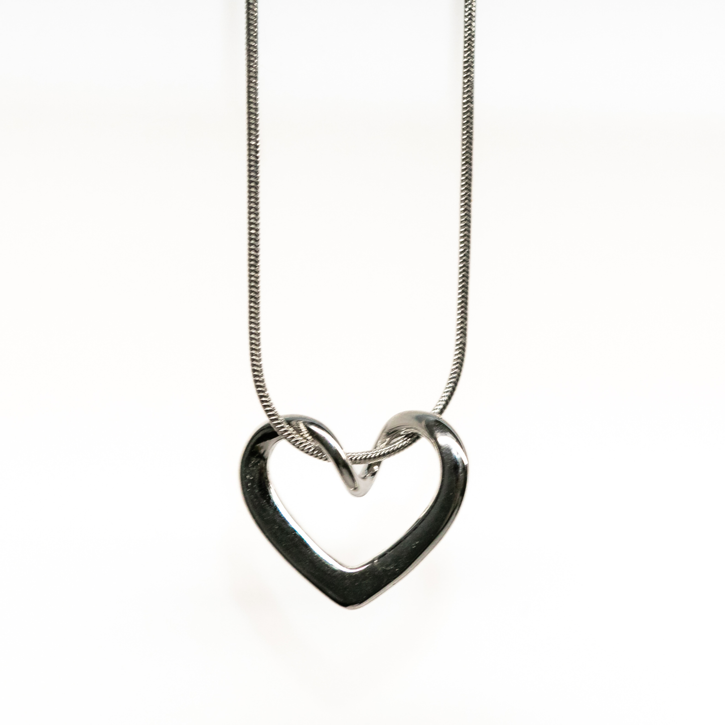 Unity Heart Necklace In Silver