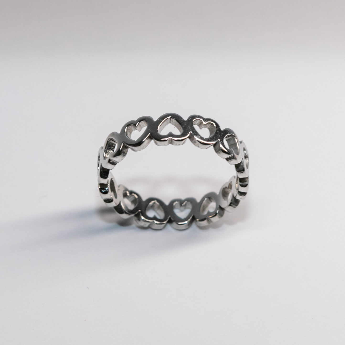 Amour Band Ring In Silver