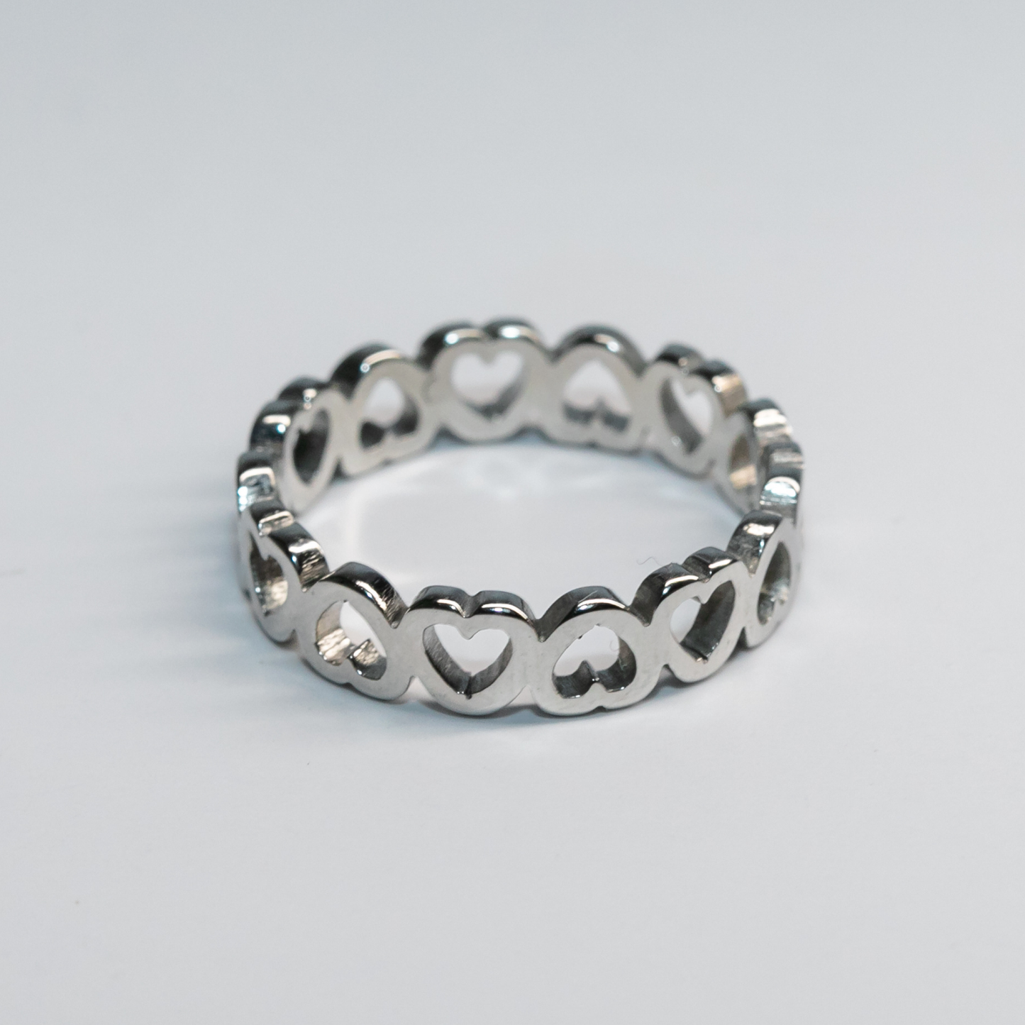 Amour Band Ring In Silver