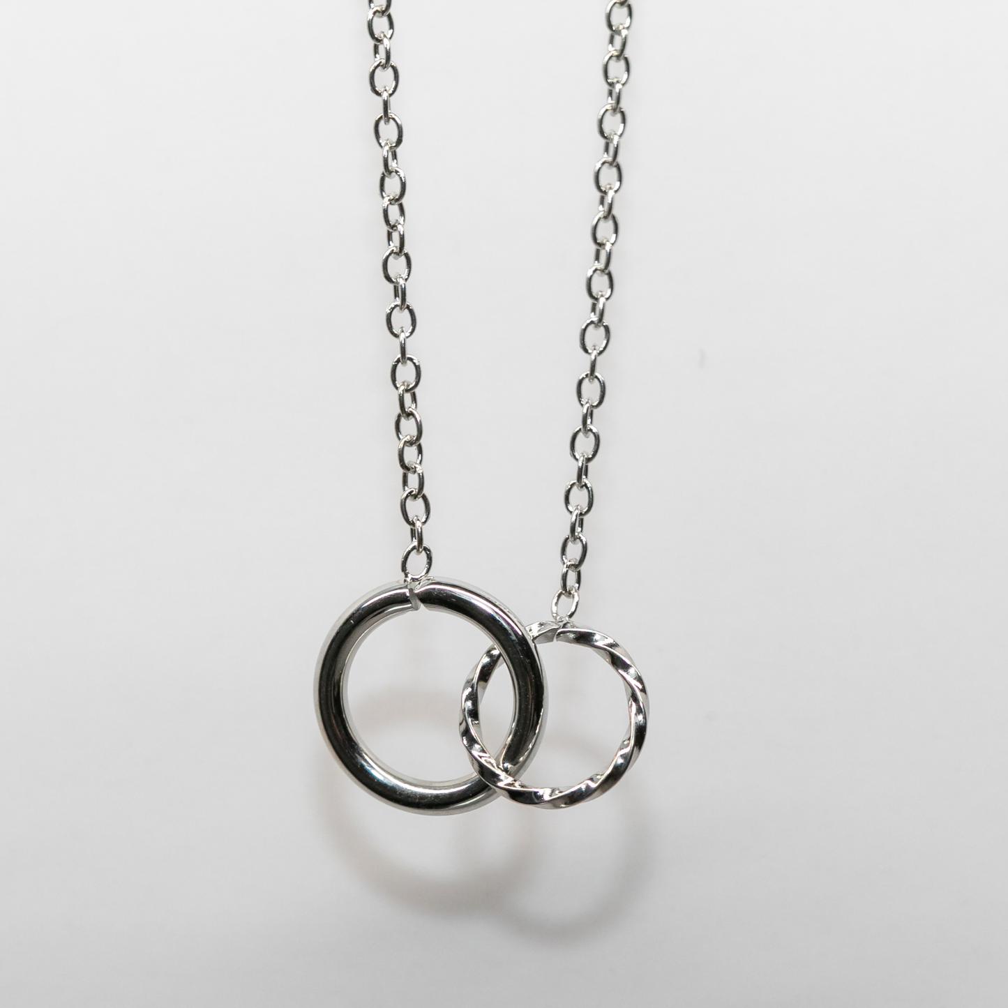 Eternal Links Necklace In Silver