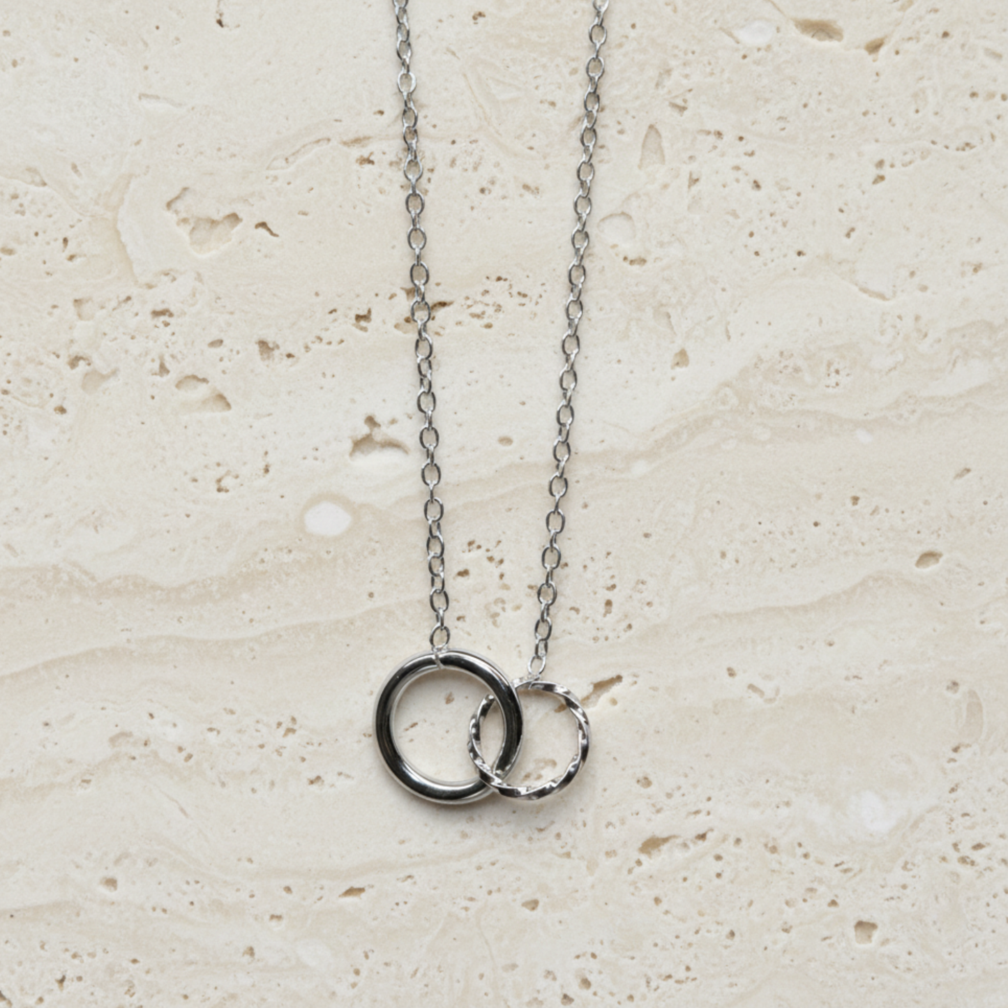 Eternal Links Necklace In Silver