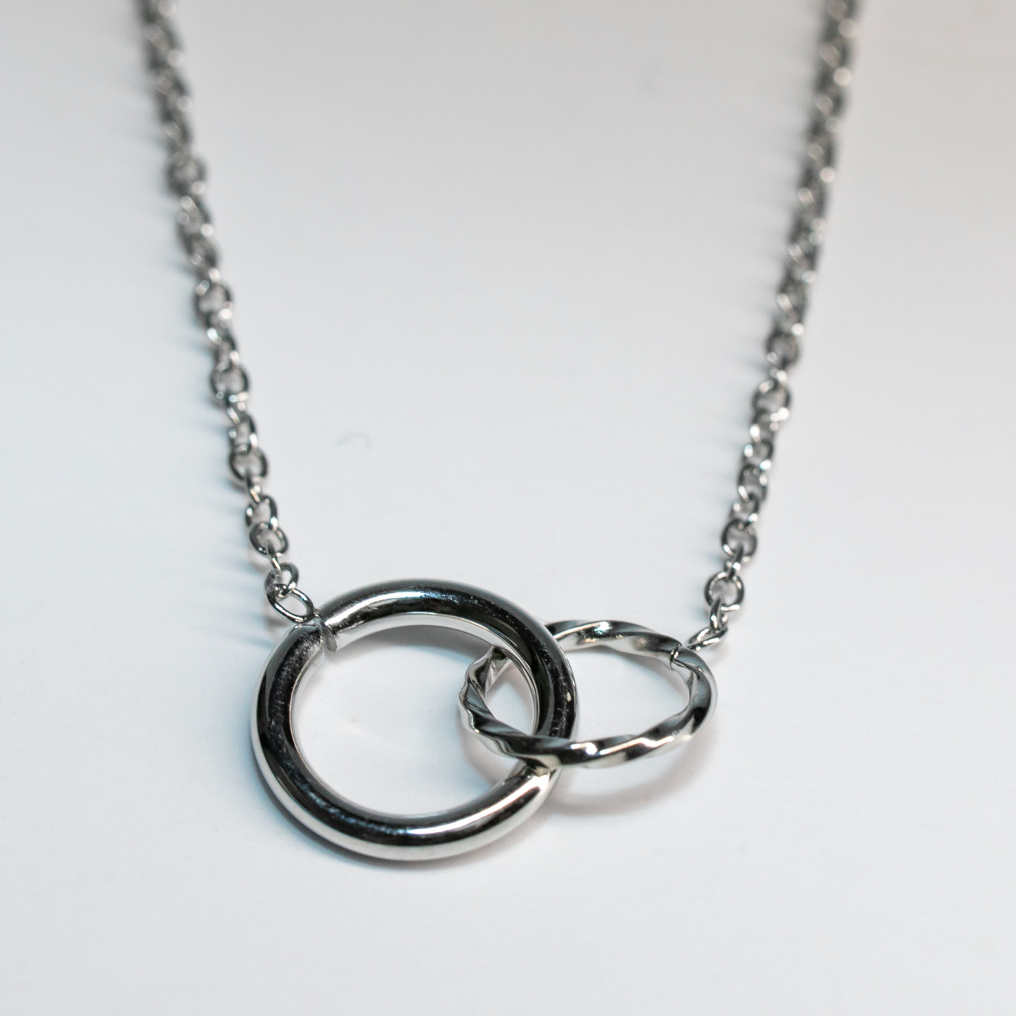 Eternal Links Necklace In Silver