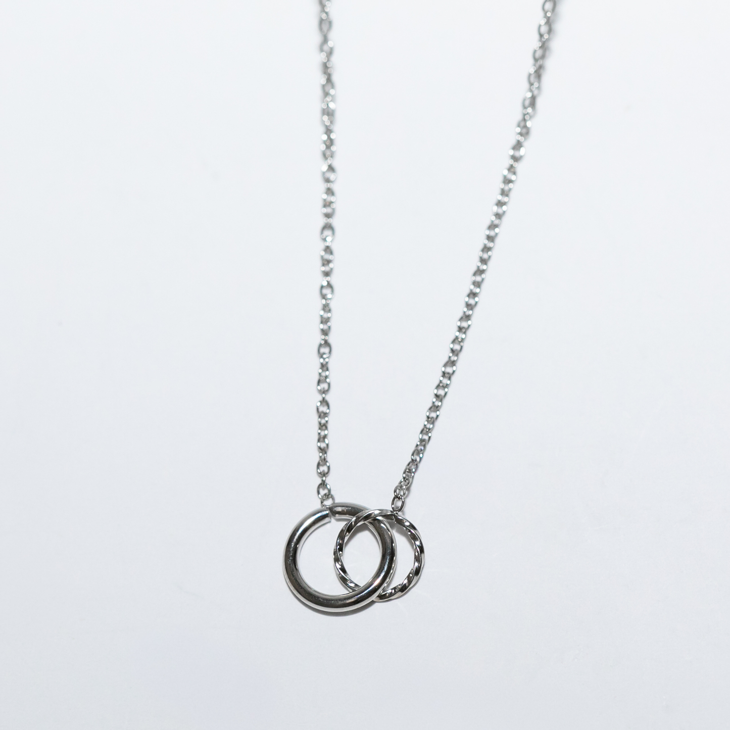 Eternal Links Necklace In Silver