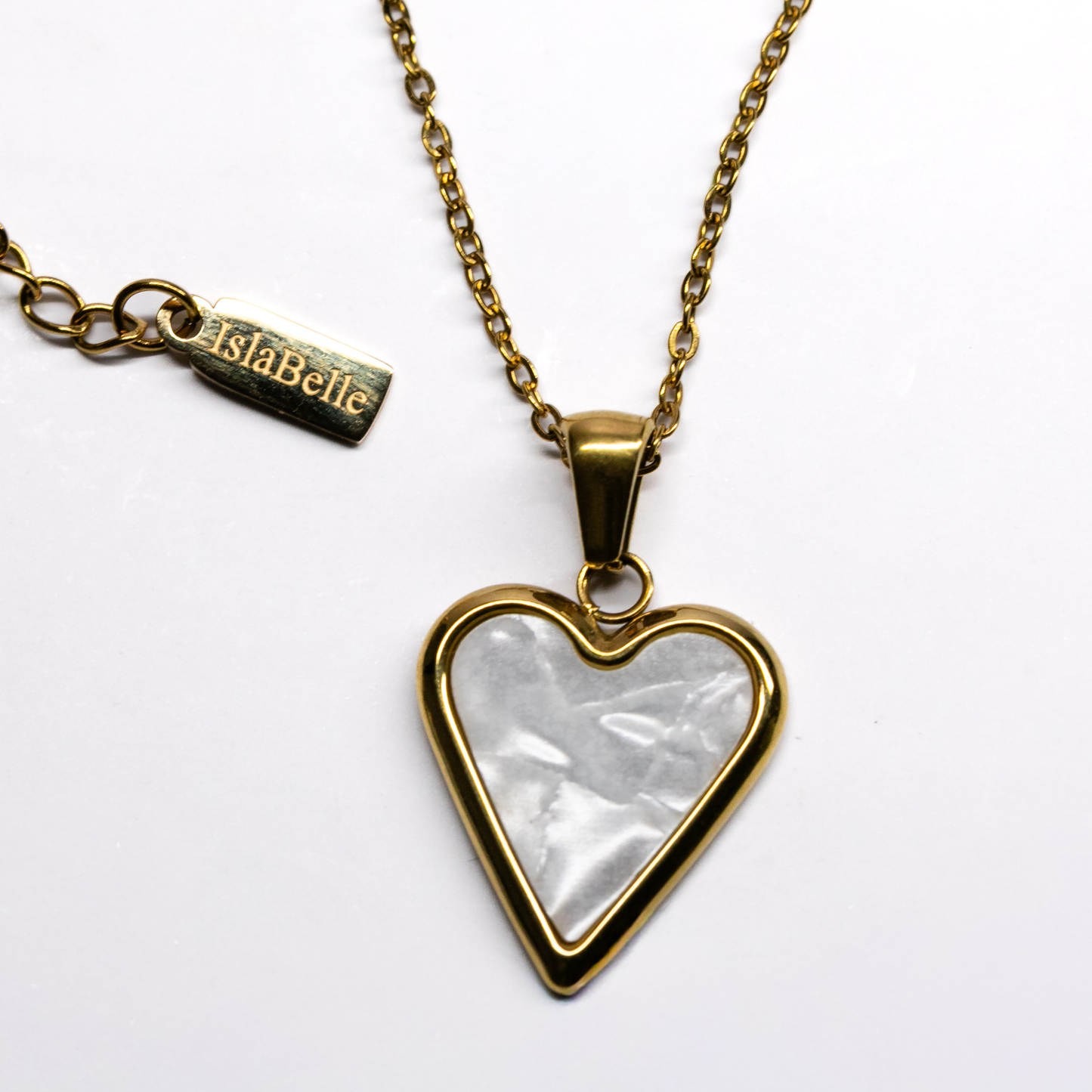 Seraphina Heart Necklace In Gold
