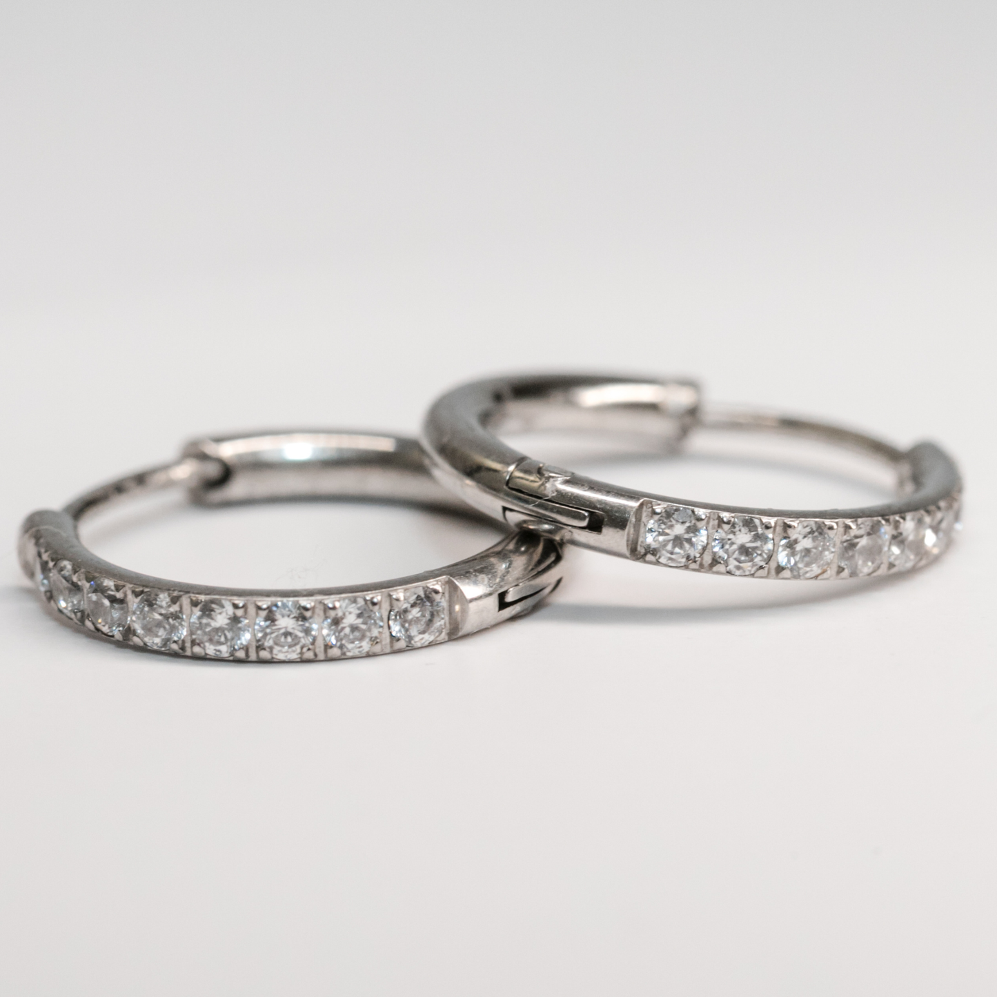 Éclat Hoops In Silver