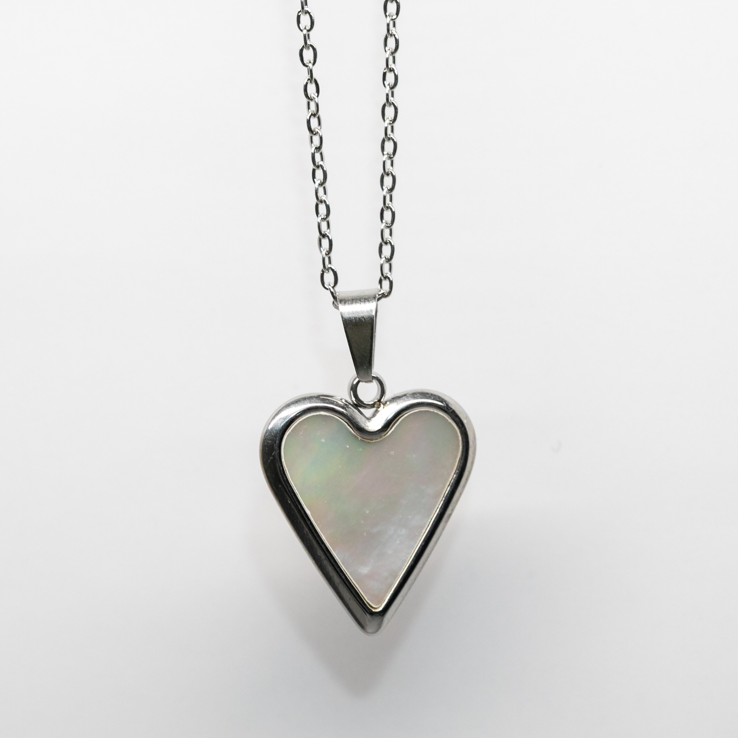 Seraphina Heart Necklace In Silver