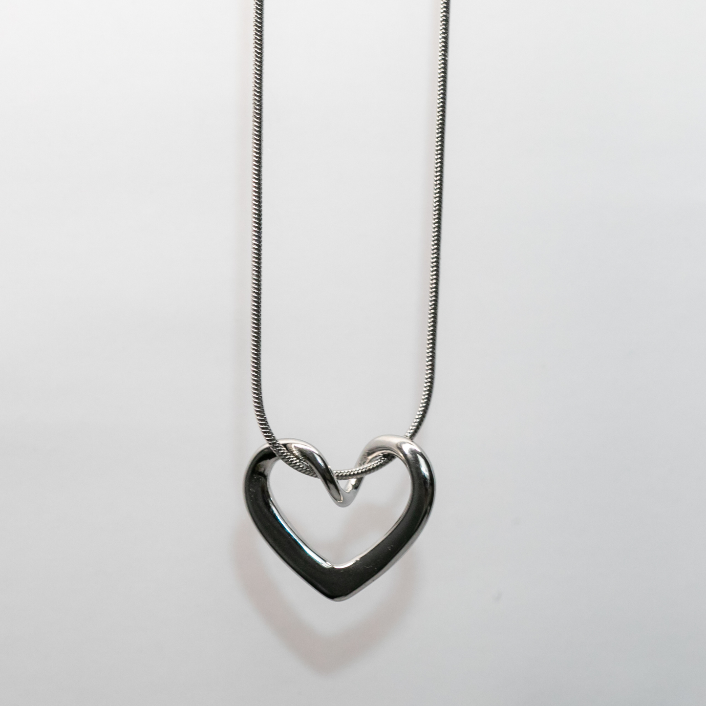 Unity Heart Necklace In Silver