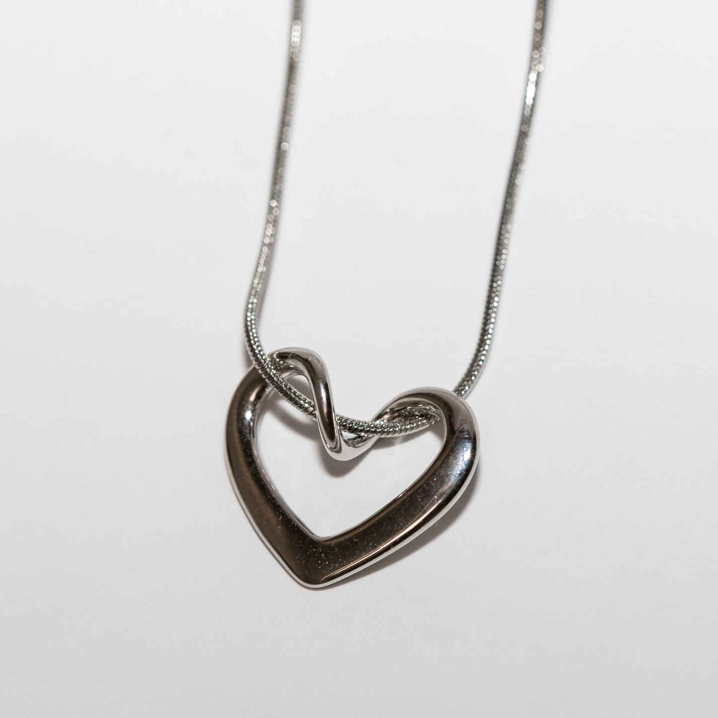 Unity Heart Necklace In Silver