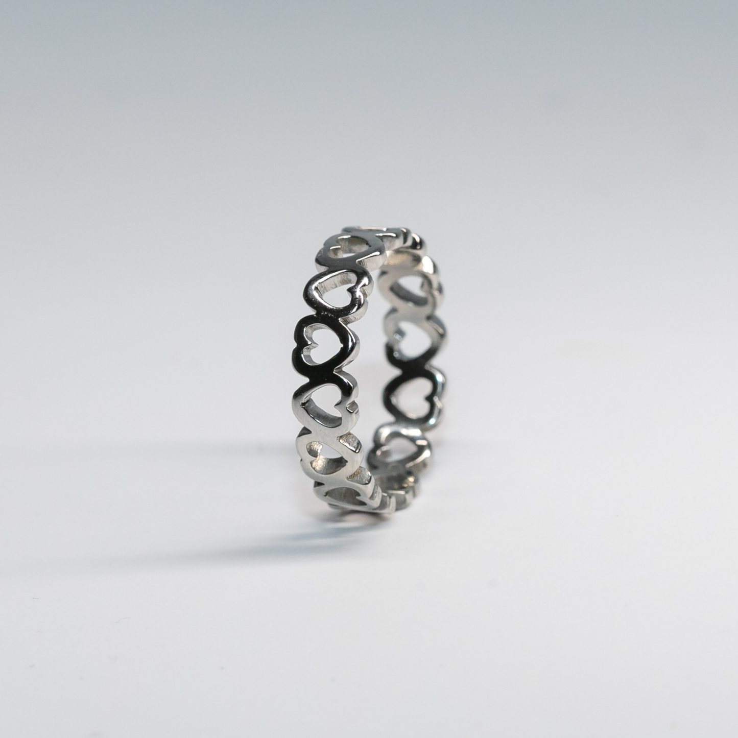 Amour Band Ring In Silver