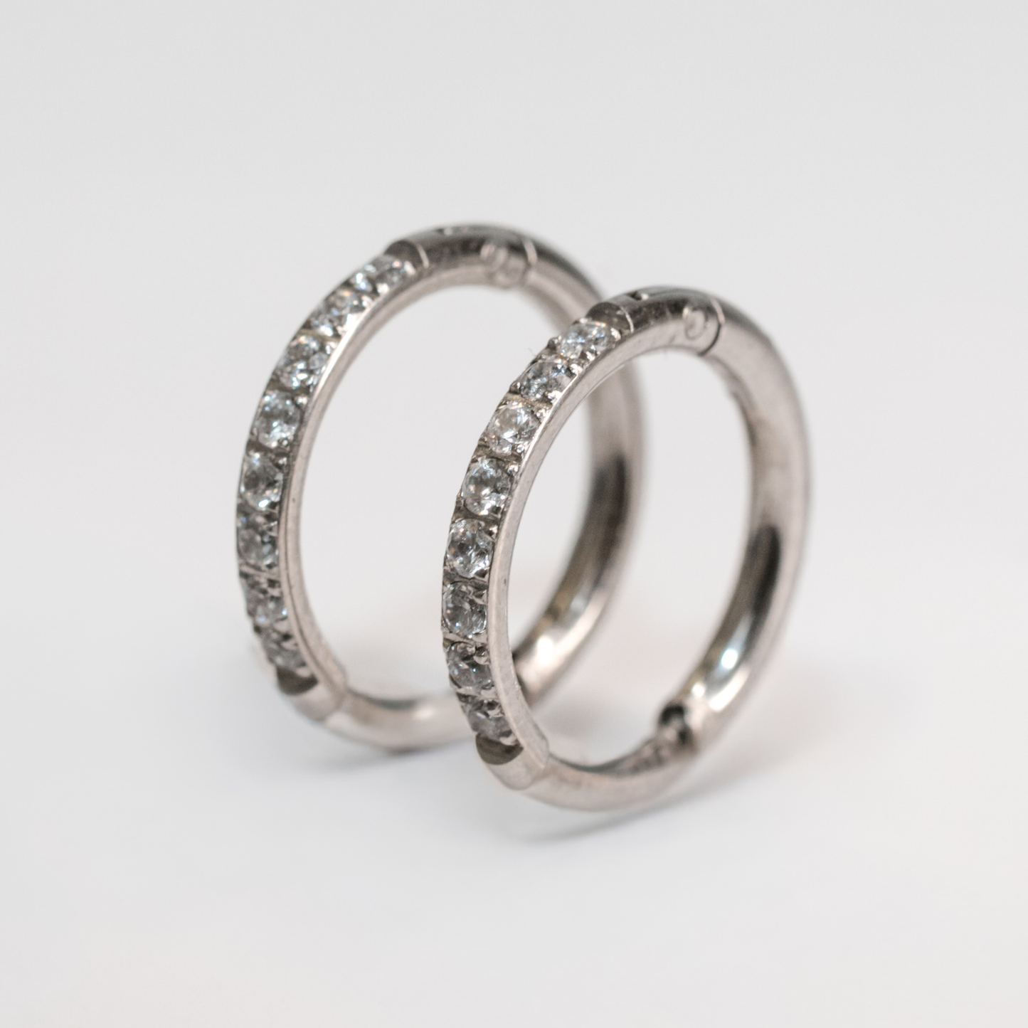 Éclat Hoops In Silver