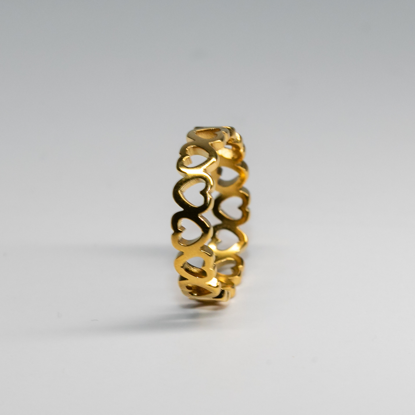 Amour Band Ring In Gold